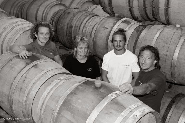 Gabin, Corine, Félix et Thierry - Syndicat des viticulteurs d'Irancy